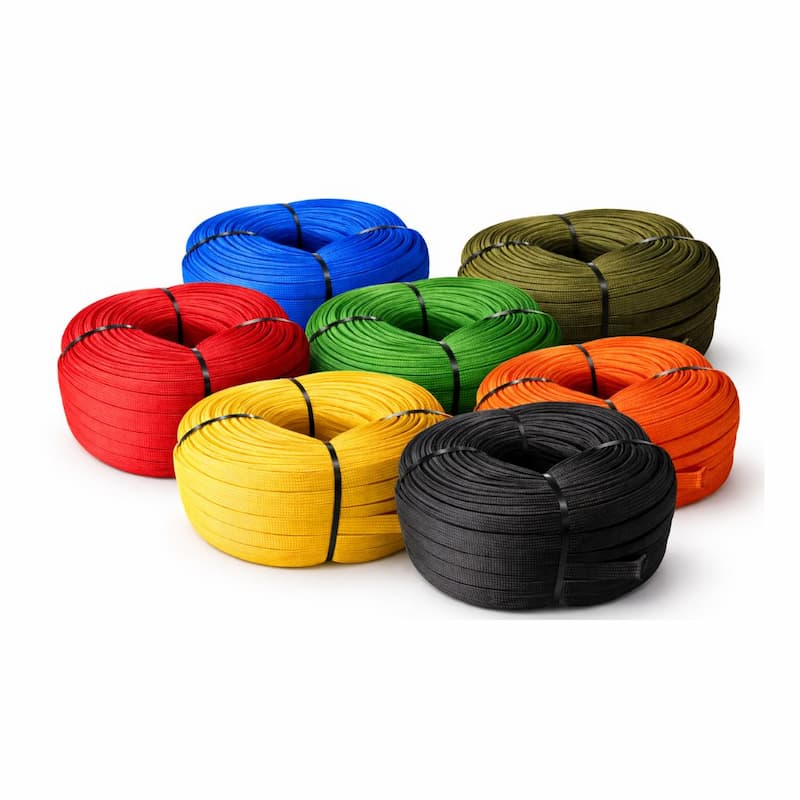 เชือกถักแบน